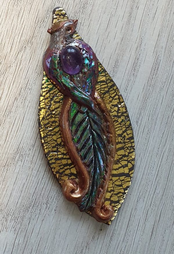Mystical Bird with Amethyst - Image 2