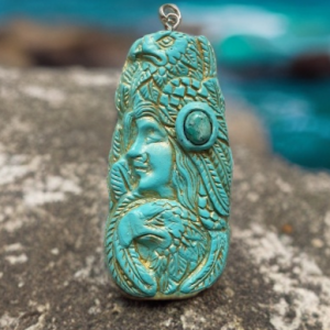 Turquoise Native American woman w/Turquiose