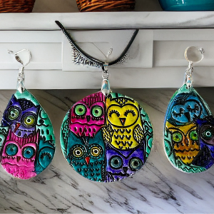 Rainbow Owls Set #2