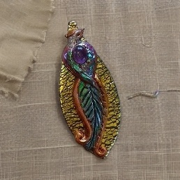 Mystical Bird with Amethyst