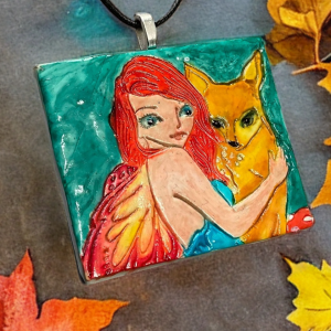 Fairy and deer
